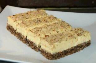 prajitura cu nuca si crema de oua